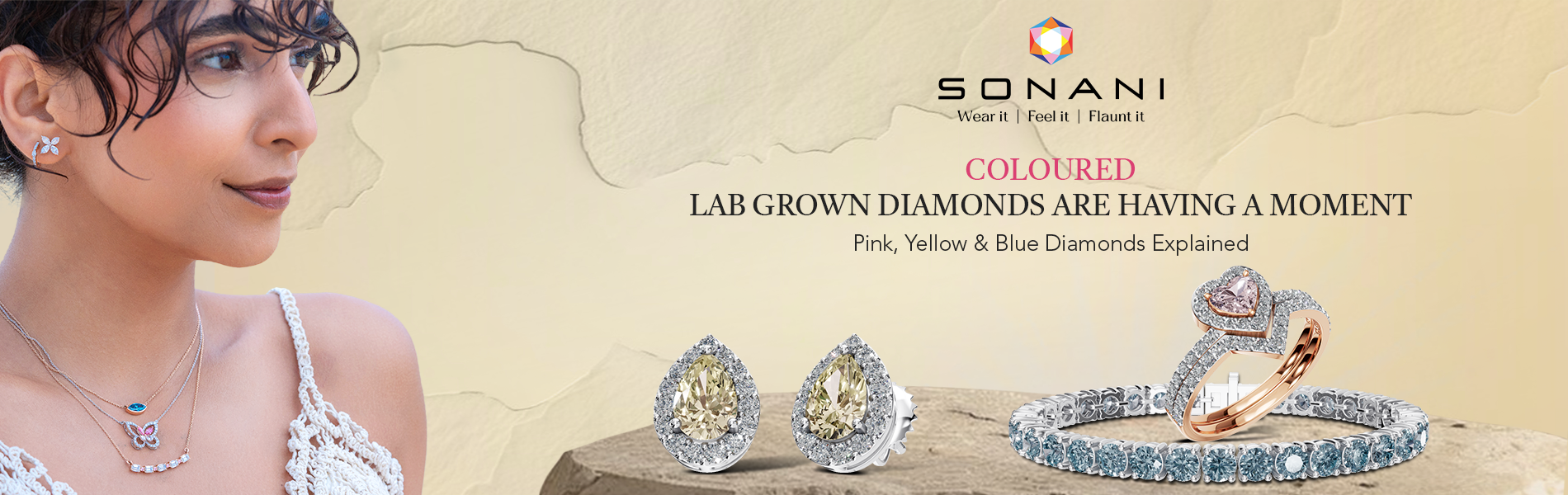 Coloured Lab Grown Diamonds